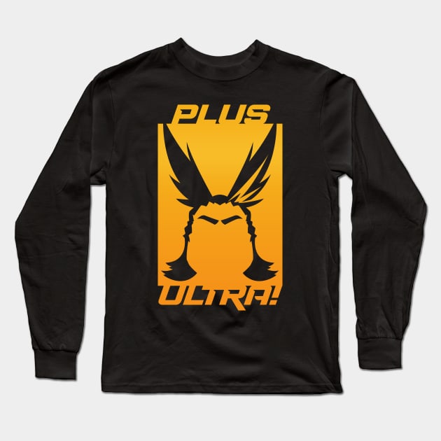 PLUS ULTRA Long Sleeve T-Shirt by yourtoyrobot